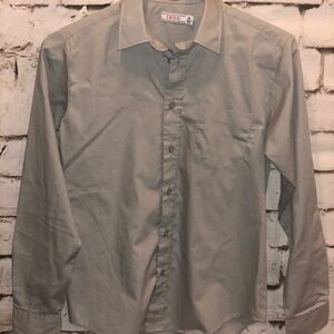 NWOT Boys light gray IZOD button down dress shirt